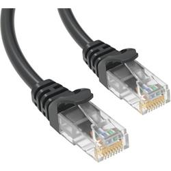 Conexpro patch kabel UTP, CAT5e, 0.25m, černý