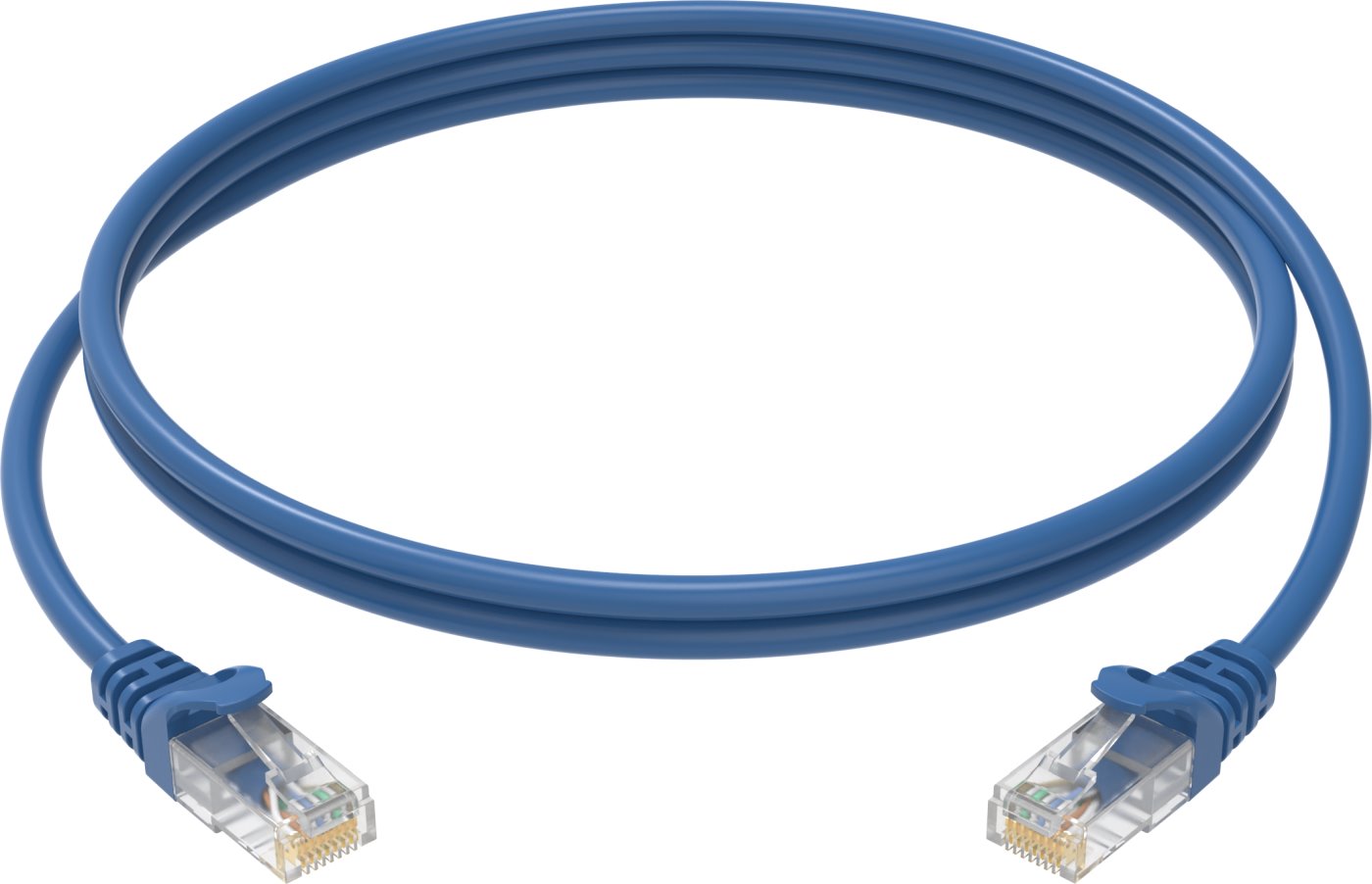 Conexpro patch kabel UTP, CAT5e, 5m, modrý