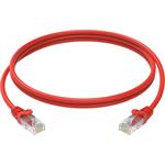 Conexpro patch kabel UTP, CAT6, 0.5m, červený