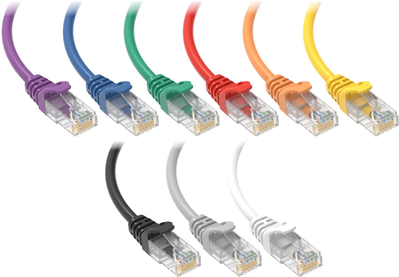 Conexpro patch kabel UTP, CAT6, 2m, bílý