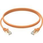 Conexpro slim patch kábel STP, CAT6A, 0,5 m, oranžový