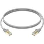 Conexpro slim patch kábel STP, CAT6A, 15 m, sivý
