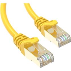 Conexpro slim patch kabel STP, CAT6A, 1m, žlutý