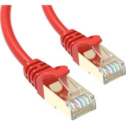 Conexpro slim patch kabel STP, CAT6A, 2m, červený