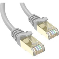 Conexpro slim patch kábel STP, CAT6A, 3 m, sivý