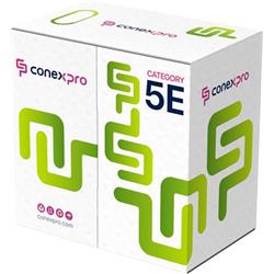 Conexpro UTP kabel, CAT5e, PVC, 24 AWG, 305m, šedý