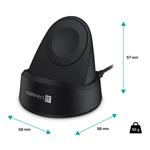 CONNECT IT Bezdrôtová nabíjačka WatchCharger kompatibilná s Apple, čierna