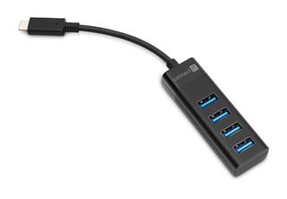 Connect IT CHU-6050-BK USB-C USB 3.0 HUB sa 4 porty