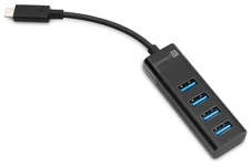 Connect IT CHU-6050-BK USB-C USB 3.0 HUB se 4 porty - USB zařízení