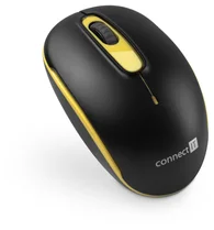 Connect IT CMO-1000-YL bezdrátová optická myš - černo žlutá