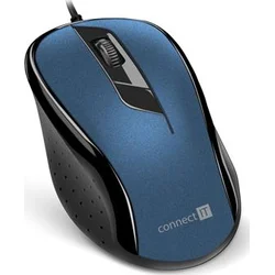 Connect IT CMO-1200-BL myš optická, USB, 1000 DPI