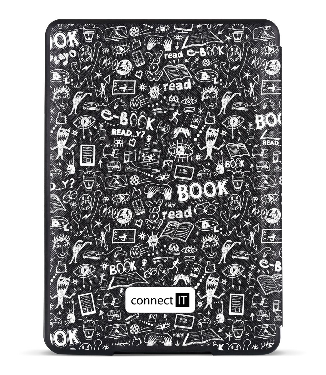 Connect IT Doodle pouzdro pro Amazon Kindle Paperwhite 4 (2018), černé