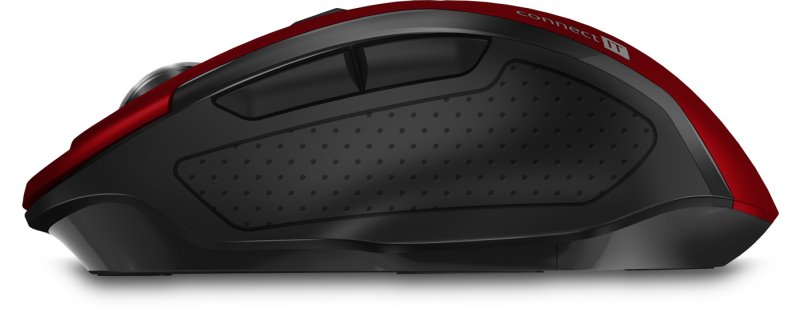 CONNECT IT Dual SmartSwitch bezdrátová myš, USB-A + C, ČERVENÁ
