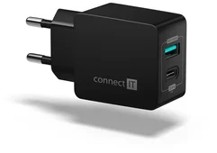 Connect IT Fast Charge CWC-2030-BK, černý - Nabíječky
