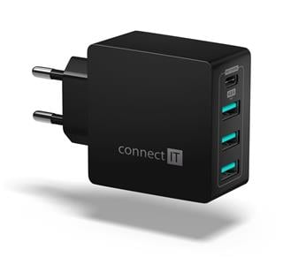 Connect IT Fast Charge CWC-4060-BK, černý