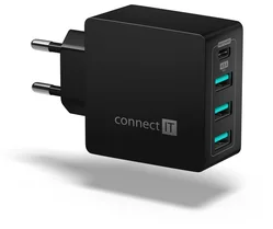 Connect IT Fast Charge CWC-4060-BK, černý - Nabíječky