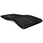 CONNECT IT FOR HEALTH ERGO drôtová ergonomická klávesnica CZ + SK verzia, ČIERNA