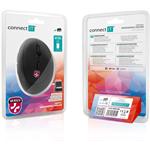 Connect IT For Health Ladies, ergonomická vertikálna myš, bezdrôtová CMO-2600-BK