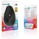 Connect IT For Health Verti TriMode, ergonomická vertikální myš, bezdrátová