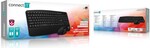 CONNECT IT For Health Wireless Combo – bezdrôtová čierna klávesnica + myš