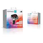 CONNECT IT InCarz Bezdrôtový FM vysielač, 2x USB-A + 1x USB-C, ANTRACITE
