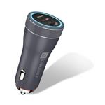 CONNECT IT InCarz DUPLEX nabíjačka do auta, 2x USB-C, 1x Lightning, ANTRACITE