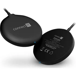 Connect IT MagSafe Wireless Fast Charge Bezdrôtová nabíjačka, 15 W, čierna