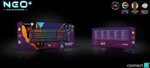 CONNECT IT Mechanická klávesnica NEO2 + CZ + SK layout Čierno-červená