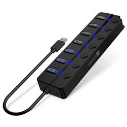 CONNECT IT Mighty Switch 2 USB-A hub, (4xUSB-A 3.0, 3xUSB-A 2.0), externí