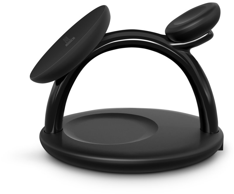 CONNECT IT MultiCharge 3 v 1 MagSafe Wireless Fast Charge Bezdrôtová nabíjačka, ČIERNA