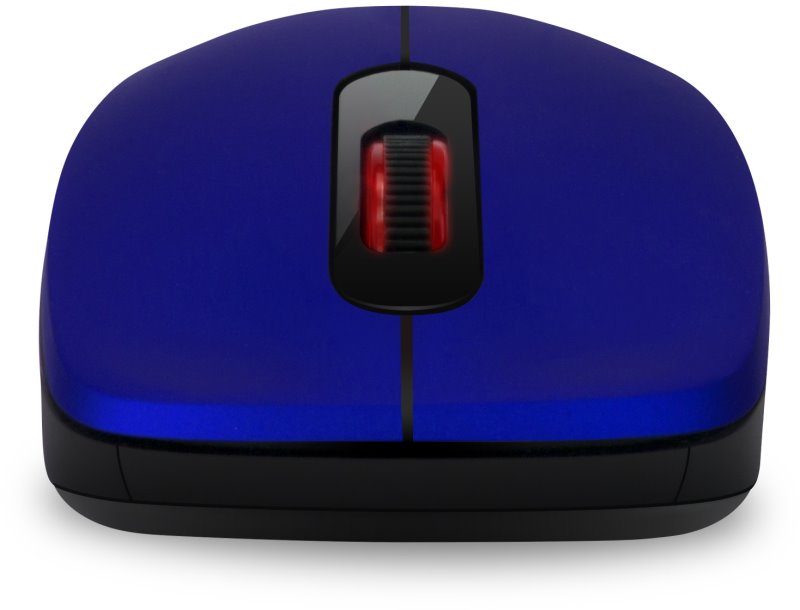 Connect IT MUTE bezdrôtová optická tichá myš, modrá CMO-2230-BL