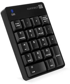 Connect IT NumCALC bezdrôtová numerická klávesnica CKB-0061-BK
