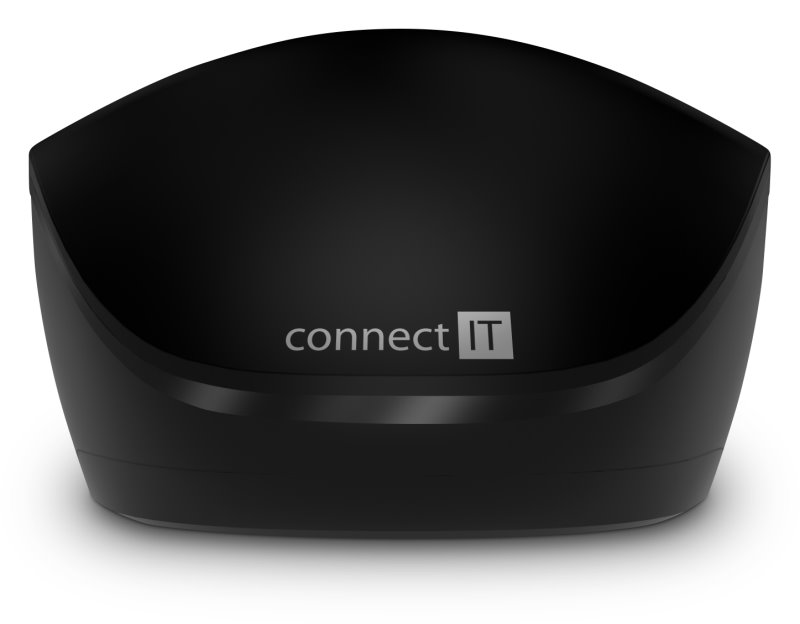 CONNECT IT OfficeBase Wireless Combo bezdrátová černá klávesnice + myš
