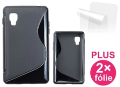 Connect IT pouzdro na telefon, LG Optimus L4 II (E440) ČERNÉ