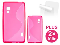 Connect IT pouzdro na telefon, LG Optimus L5 II (E460) ČERVENÉ