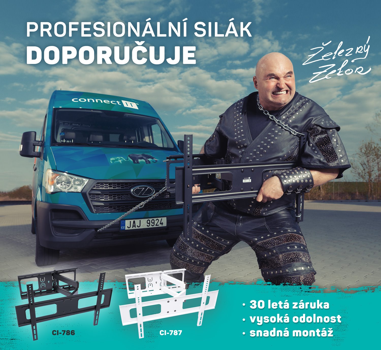 Connect IT T3BK nástenný držiak pre obrazovky 37-70"