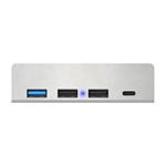 CONNECT IT USB DeskHub 4v1 na desku stolu, stříbrný