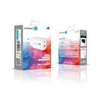 CONNECT IT Wanderer2 GaN nabíjací adaptér 1×USB-C + 1xUSB-A, 33W PD, biely