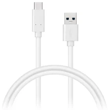 Connect IT Wirez USB-C - USB, bílý, 0,5 m