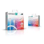CONNECT IT Wirez USB-C -> USB-C, 60 W, 1 m, biela
