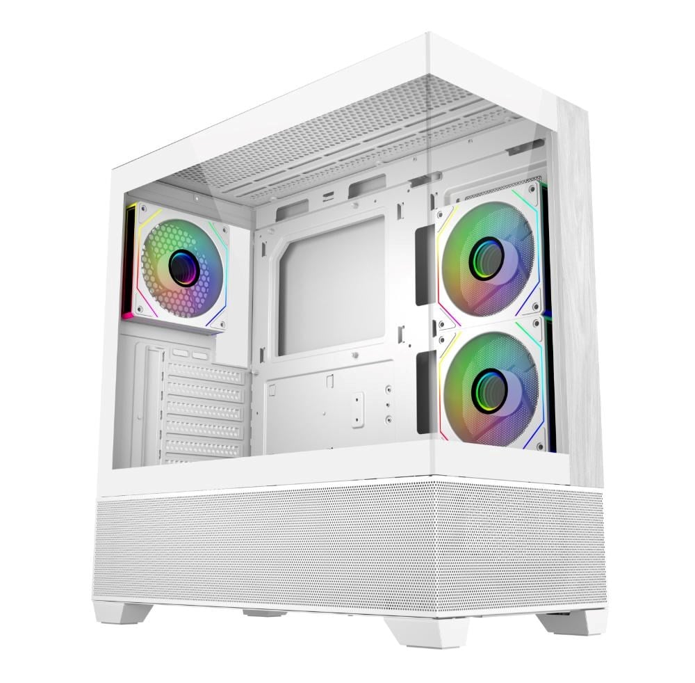 Cooler Master case Elite 690 Wood, Bílá