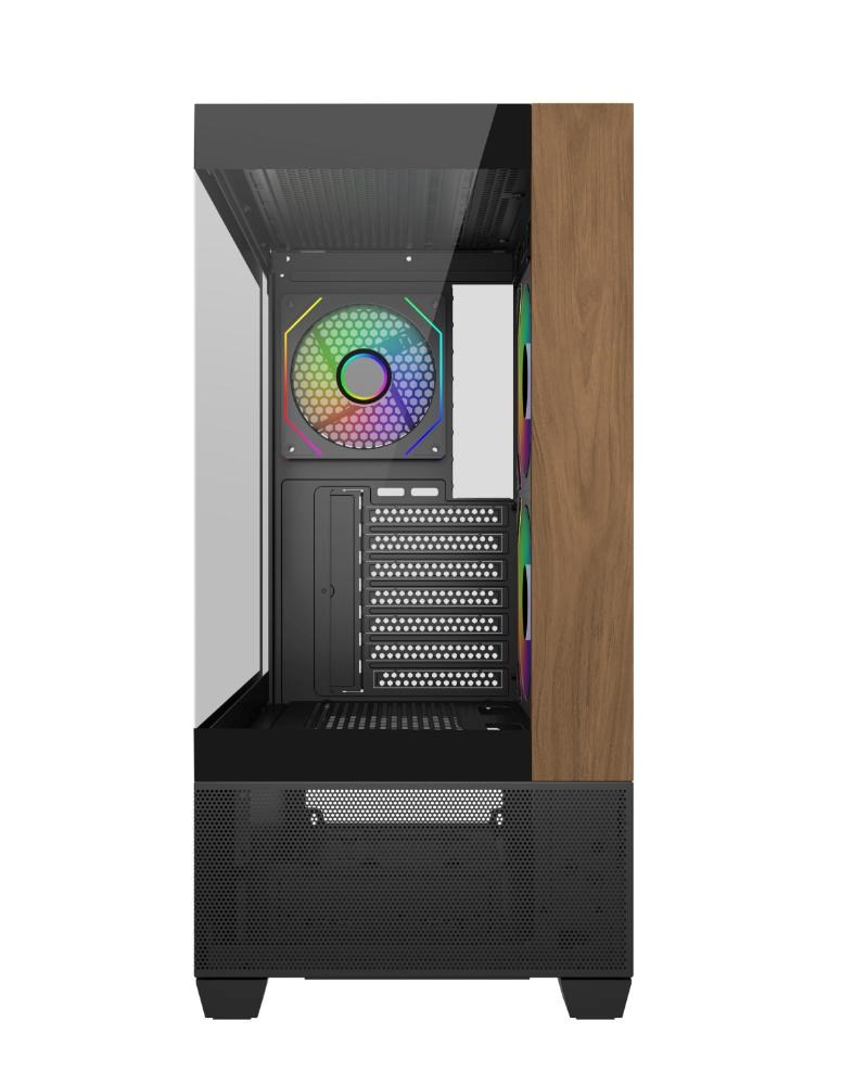Cooler Master case Elite 690 Wood, Černá