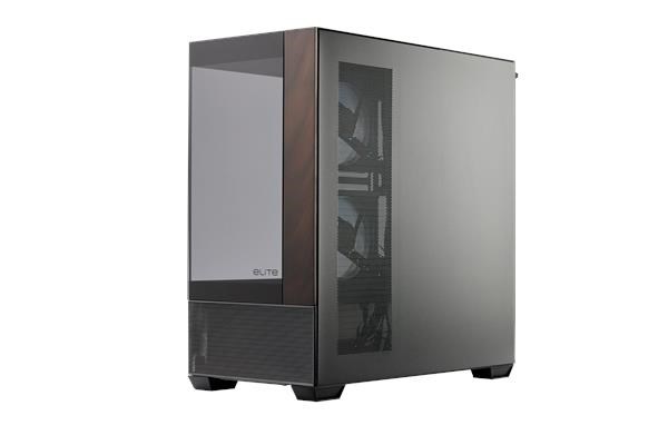 Cooler Master case Elite 690 Wood, Černá