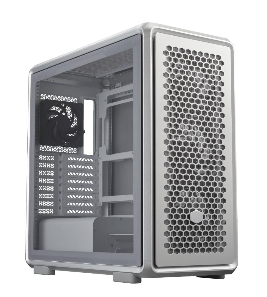 Cooler Master case MasterFrame 600, stříbrná