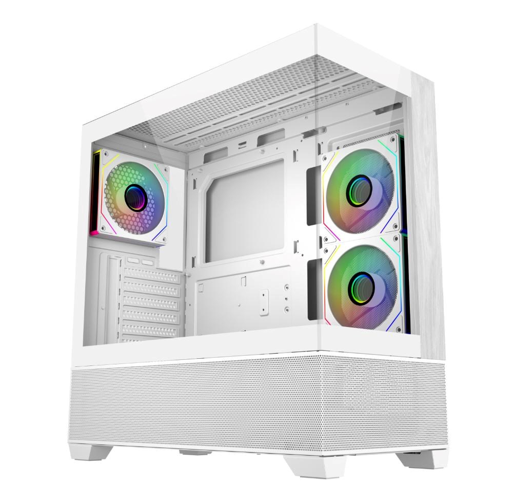 Cooler Master Elite 690 Wood, Bílá