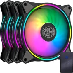 Cooler Master MasterFan MF120 Halo, ARGB, 3ks, čierna