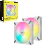 Corsair AF140 RGB ELITE 140 mm (2 ks), biela