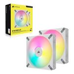 Corsair AF140 RGB ELITE 140mm (2ks), bílá