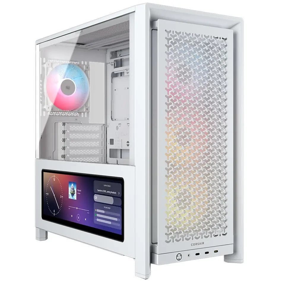 Corsair Frame 4000D LCD RS ARGB skříň, bílá