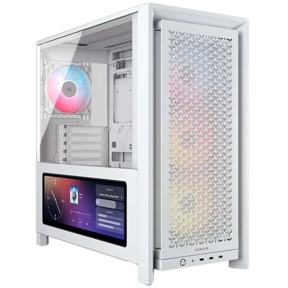 Corsair Frame 4000D LCD RS ARGB skříň, bílá